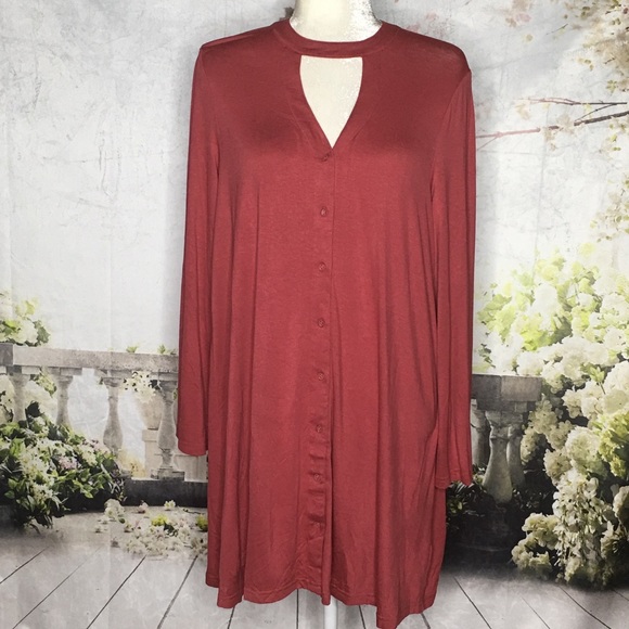 *NWT* Double Keyhole Mini Dress - Picture 6 of 6